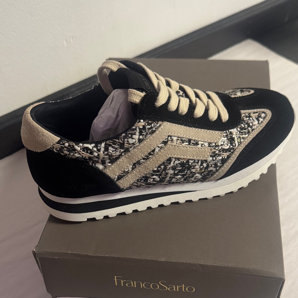 Franco Sarto Womens Matera Lace Up Fashion Sneaker Size 5.5 - Picture 11 of 15
